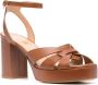 Cenere GB Chelsea Ranch 95mm leather sandals Brown - Thumbnail 2