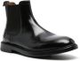 Cenere GB flat leather ankle boots Black - Thumbnail 2