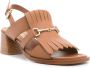 Cenere GB Glory Ranch 65mm leather sandals Brown - Thumbnail 2