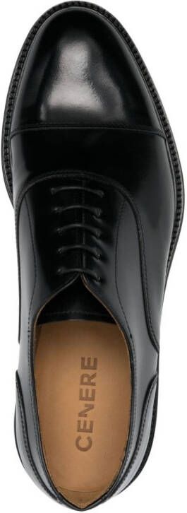 Cenere GB lace-up leather Oxford shoes Black