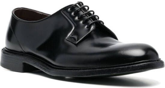 Cenere GB lace-up leather Oxford shoes Black