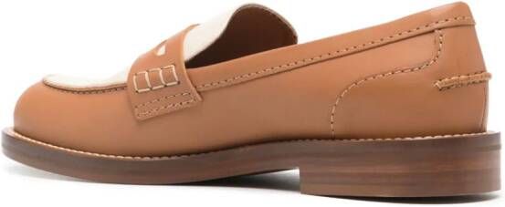 Cenere GB Pip Ranch two-tone loafers Brown