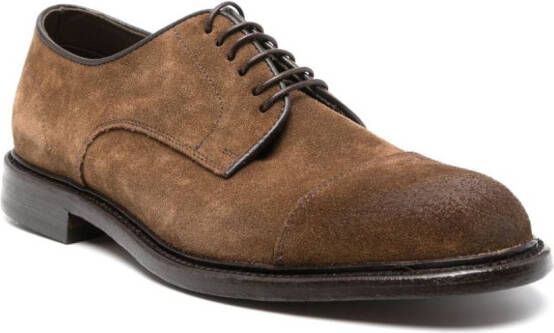 Cenere GB suede oxford shoes Brown