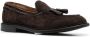 Cenere GB tassel-detailing suede loafers Brown - Thumbnail 2