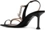 Cesare Paciotti gemstone-detailed mid-heel sandals Black - Thumbnail 3