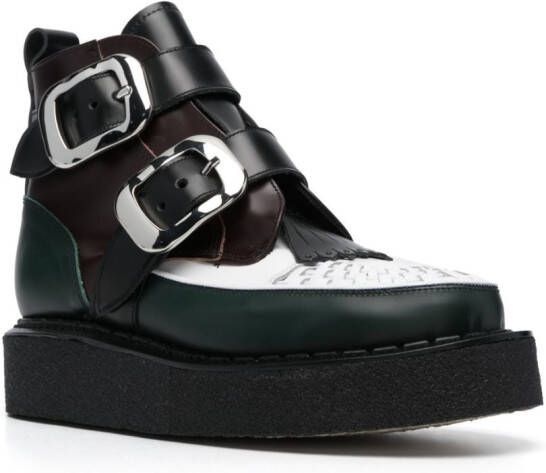 Charles Jeffrey Loverboy x George Cox Loverboy boots Green