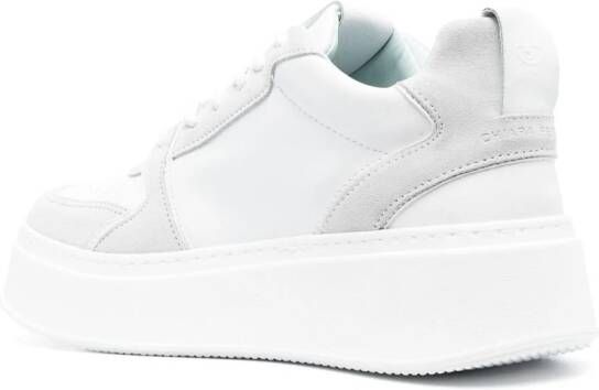 Chiara Ferragni 55mm patch-detail platform sneakers White