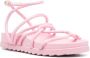 Chiara Ferragni Cable strappy flat sandals Pink - Thumbnail 2