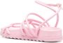 Chiara Ferragni Cable strappy flat sandals Pink - Thumbnail 3