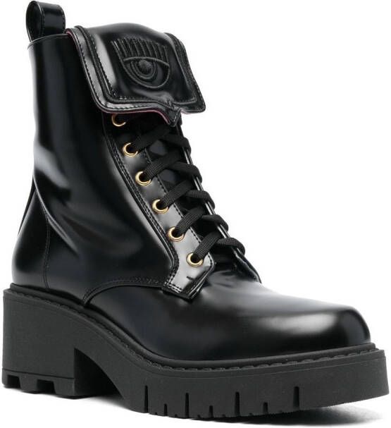 Chiara Ferragni Eyelike 60mm ankle boots Black