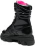 Chiara Ferragni logo-embroidered combat boots Black - Thumbnail 3