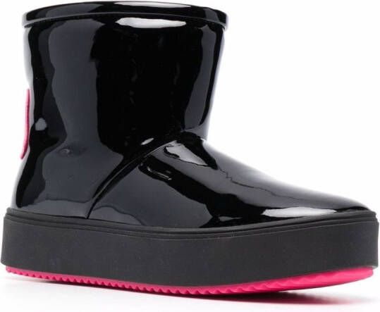 Chiara Ferragni round-toe boots Black