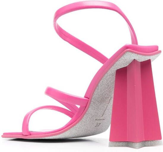 Chiara Ferragni star-heel sandals Pink