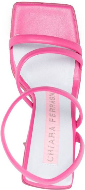 Chiara Ferragni star-heel sandals Pink