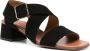 Chie Mihara 35mm Quisael suede sandals Black - Thumbnail 2