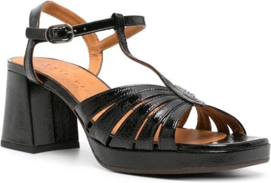 Chie Mihara 70mm Galta leather sandals Black