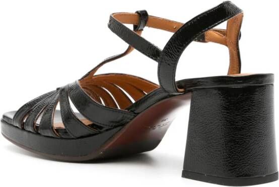 Chie Mihara 70mm Galta leather sandals Black