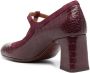Chie Mihara 70mm leather Mary Jane pumps Purple - Thumbnail 2