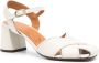 Chie Mihara 75mm Roley leather sandals White - Thumbnail 2
