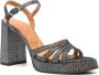 Chie Mihara 85mm Aniel leather sandals Black - Thumbnail 2