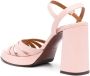 Chie Mihara 85mm Aniel leather sandals Pink - Thumbnail 3