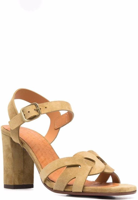 Chie Mihara 85mm braided-detail sandals Green