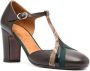 Chie Mihara 85mm round-toe leather pumps Brown - Thumbnail 2
