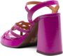 Chie Mihara 85mm Zelele leather sandals Purple - Thumbnail 3