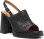 Chie Mihara 85mm Zimi interwoven leather sandals Black - Thumbnail 2