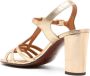 Chie Mihara 90mm Babi leather sandals Gold - Thumbnail 3