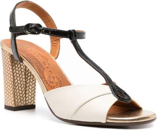 Chie Mihara 90mm Biagio leather sandals Neutrals
