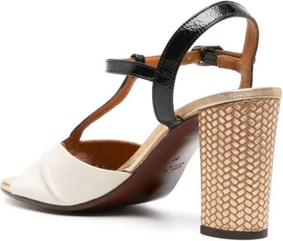 Chie Mihara 90mm Biagio leather sandals Neutrals