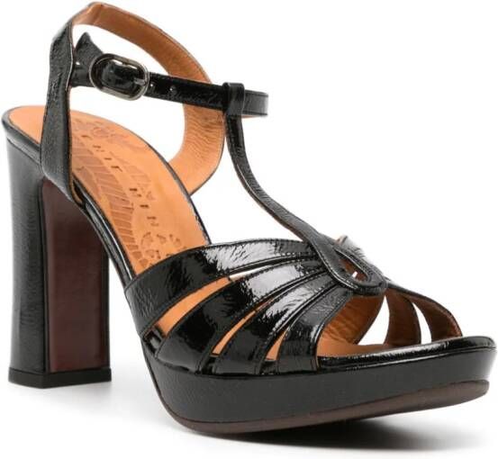 Chie Mihara 90mm Cafra leather sandals Black