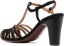 Chie Mihara 90mm high-heel caged-design sandals Black - Thumbnail 3