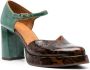 Chie Mihara 90mm patent leather pumps Brown - Thumbnail 2