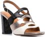 Chie Mihara 92mm Beliap colour-block panel sandals Black - Thumbnail 2