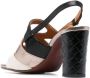 Chie Mihara 92mm Beliap colour-block panel sandals Black - Thumbnail 3
