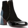 Chie Mihara Adis 65mm suede-leather boots Black - Thumbnail 2