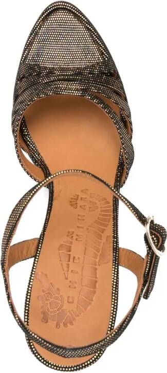Chie Mihara Aniel 110mm sandals Brown