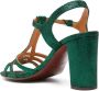 Chie Mihara Babi 75mm suede sandals Green - Thumbnail 3