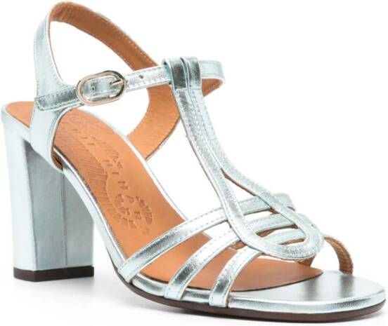 Chie Mihara Babi 90mm leather sandals Blue