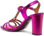 Chie Mihara Babi 95mm metallic-finish sandals Pink - Thumbnail 3
