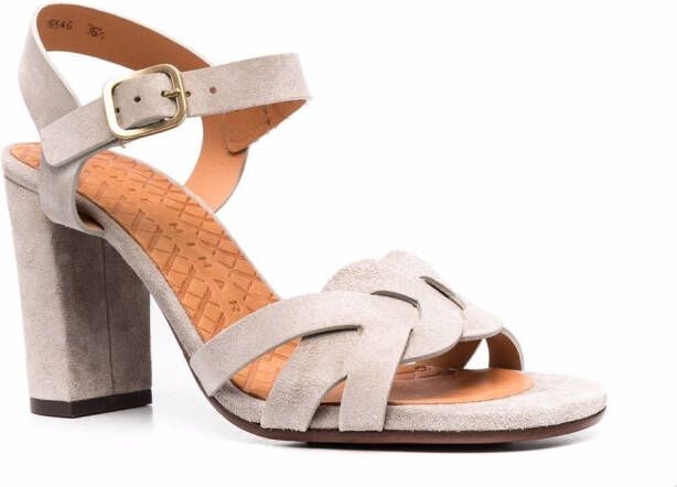 Chie Mihara Bagaura leather sandals Grey