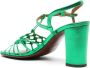 Chie Mihara Bassi 75mm leather sandals Green - Thumbnail 3