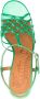 Chie Mihara Bassi 75mm leather sandals Green - Thumbnail 4