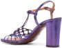 Chie Mihara Bassi metallic leather sandals Purple - Thumbnail 3