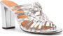 Chie Mihara Beijing 85mm leather mules Silver - Thumbnail 2