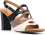Chie Mihara Beliap 90mm colour-block panel sandals Neutrals - Thumbnail 2