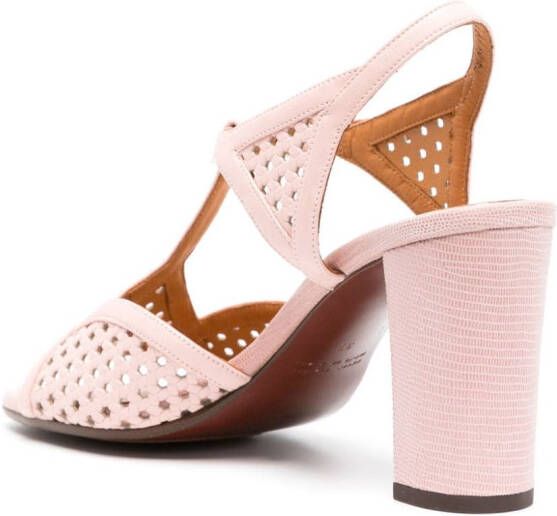 Chie Mihara Bessy 80mm leather sandals Pink