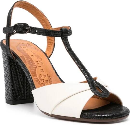 Chie Mihara Biagio 75mm leather sandals Black